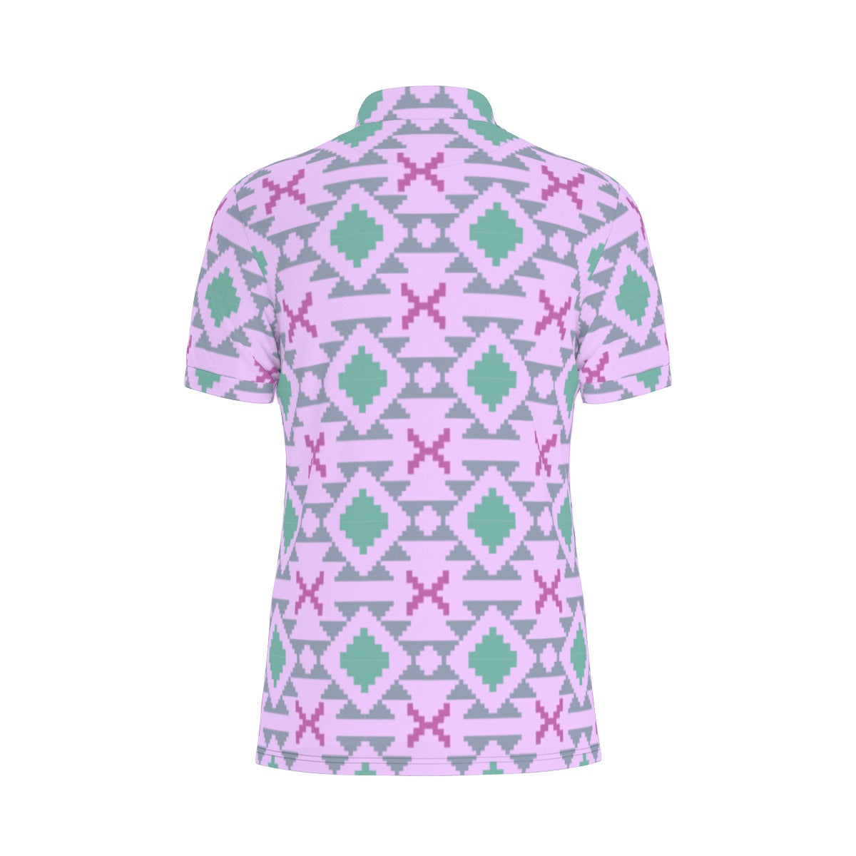 Kaleidoscope Crest Stretch Polo Shirt