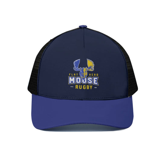 Flathead Moose Team Color Trucker Hat With Black Half-mesh