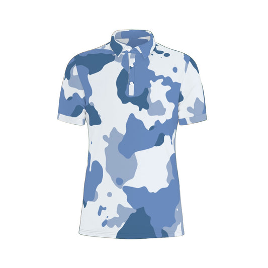 Marine Stealth Camo Stretch Polo Shirt