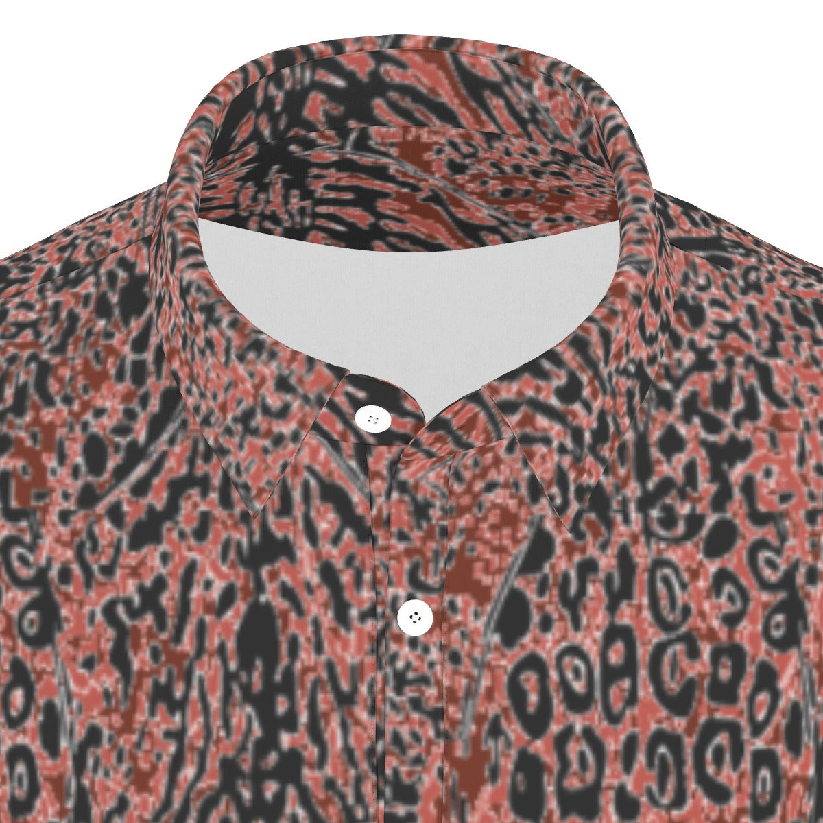 Exotic Fusion Leopard Stretch Polo Shirt