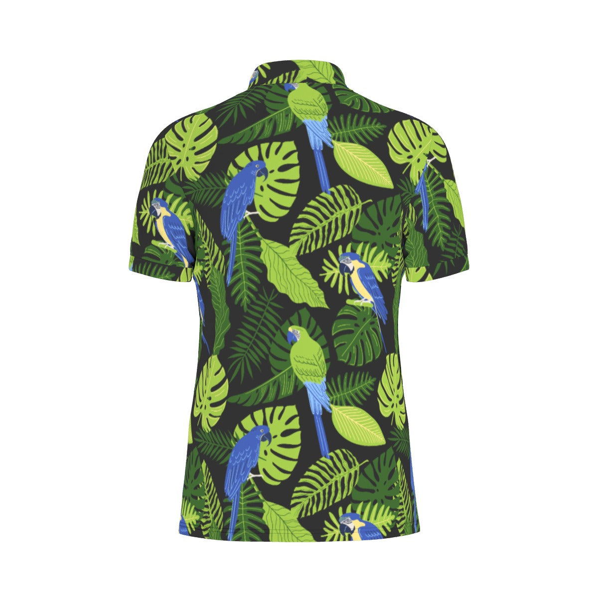 Parrots in Paradise Stretch Polo Shirt