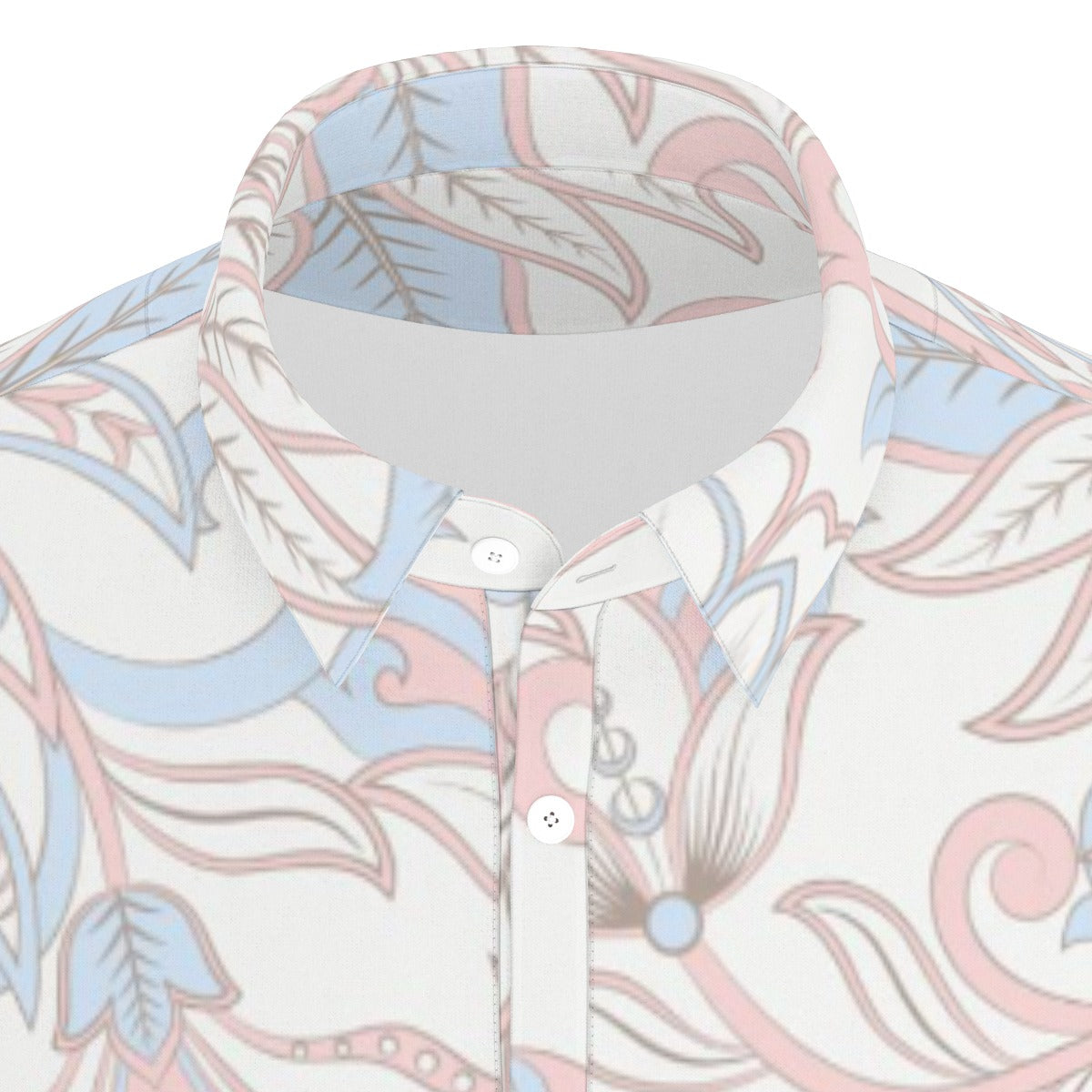 Pale Paisley Stretch Polo Shirt