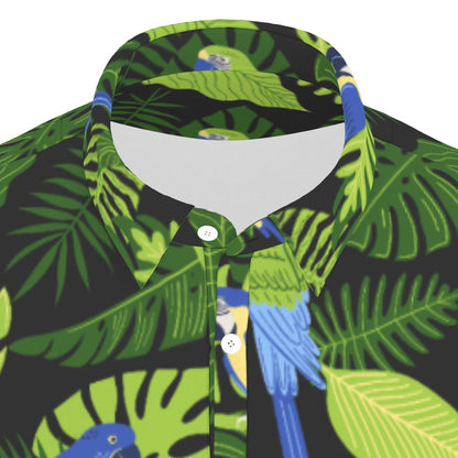 Parrots in Paradise Stretch Polo Shirt