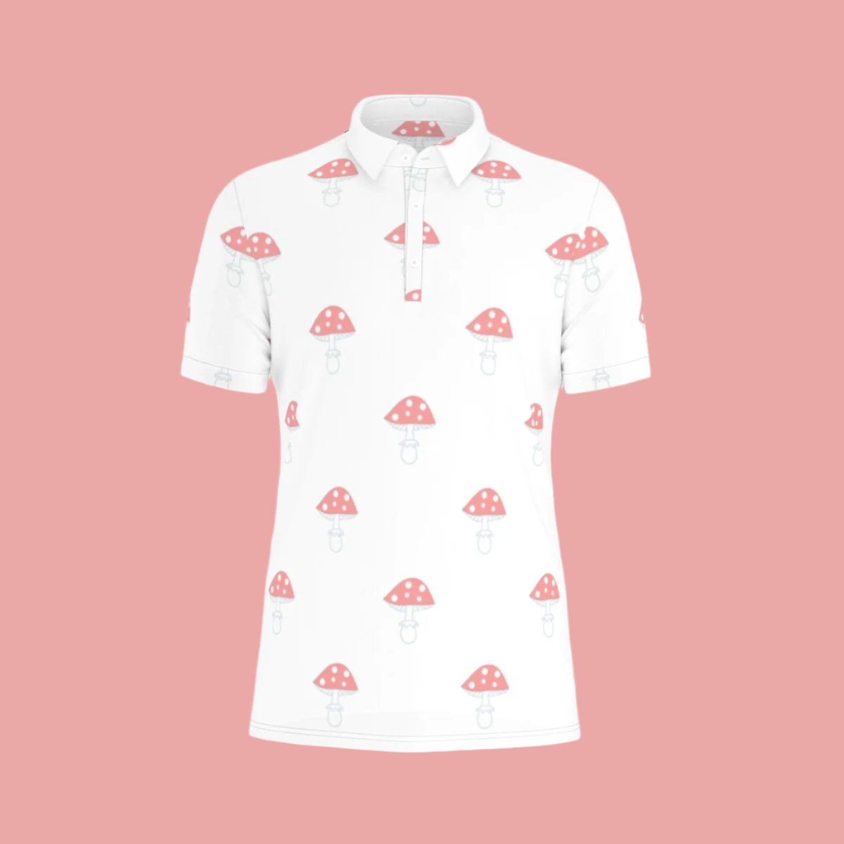 Toadstool Time Stretch Polo Shirt