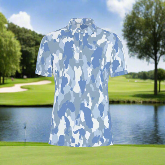 South Pole Camo Stretch Polo Shirt