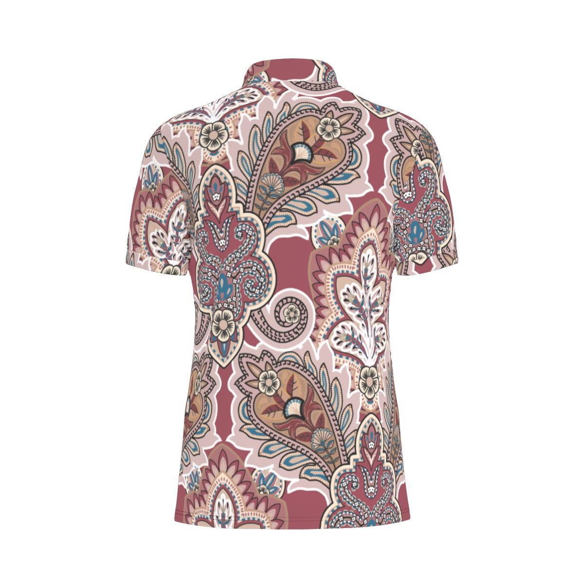 Paisley Power Stretch Polo Shirt