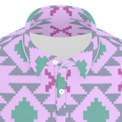 Kaleidoscope Crest Stretch Polo Shirt