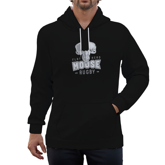 Flathead Moose Rugby Eco-friendly Unisex Pullover Hoodie