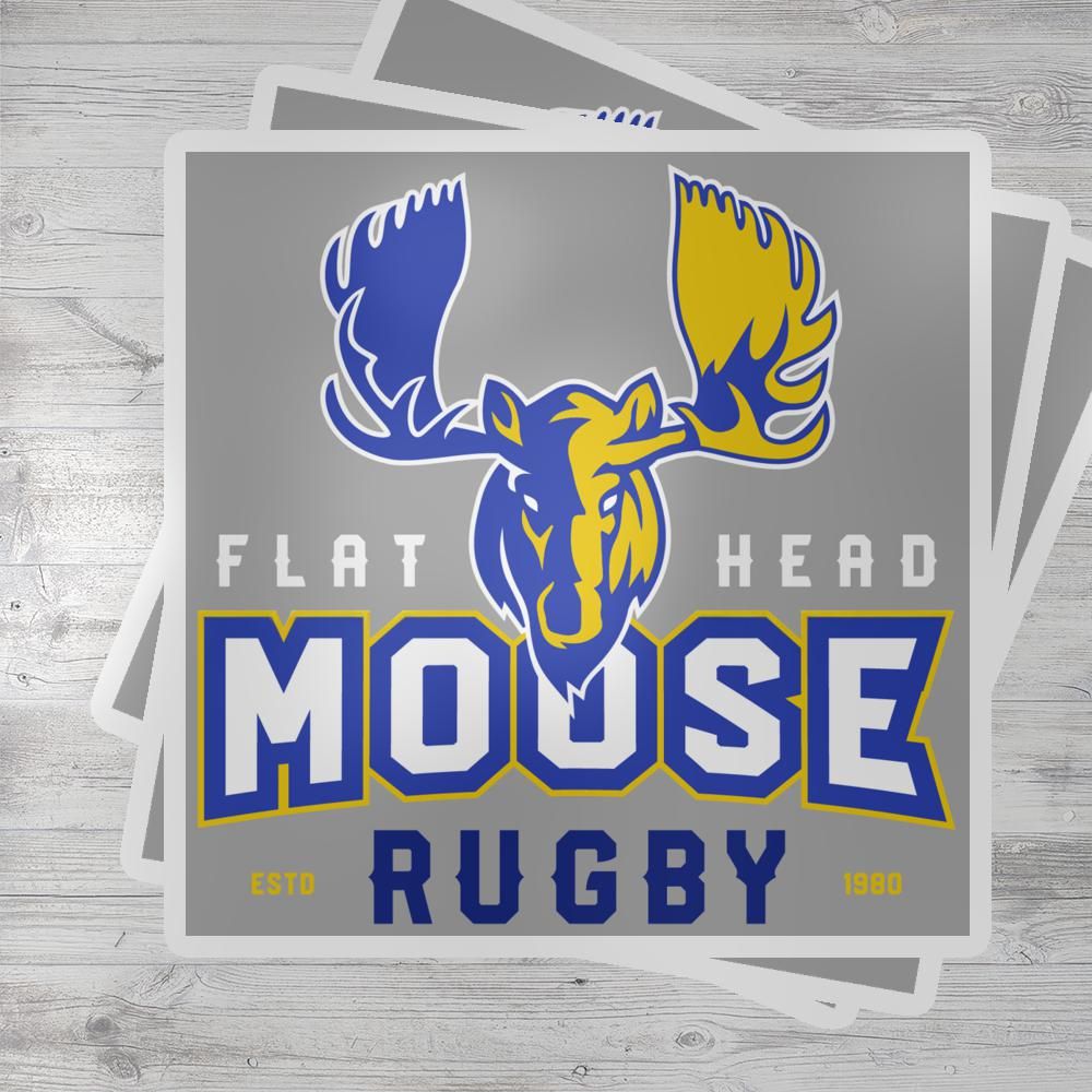 Flathead Moose Rugby Sticker | 25% Off Quantity 2 or More